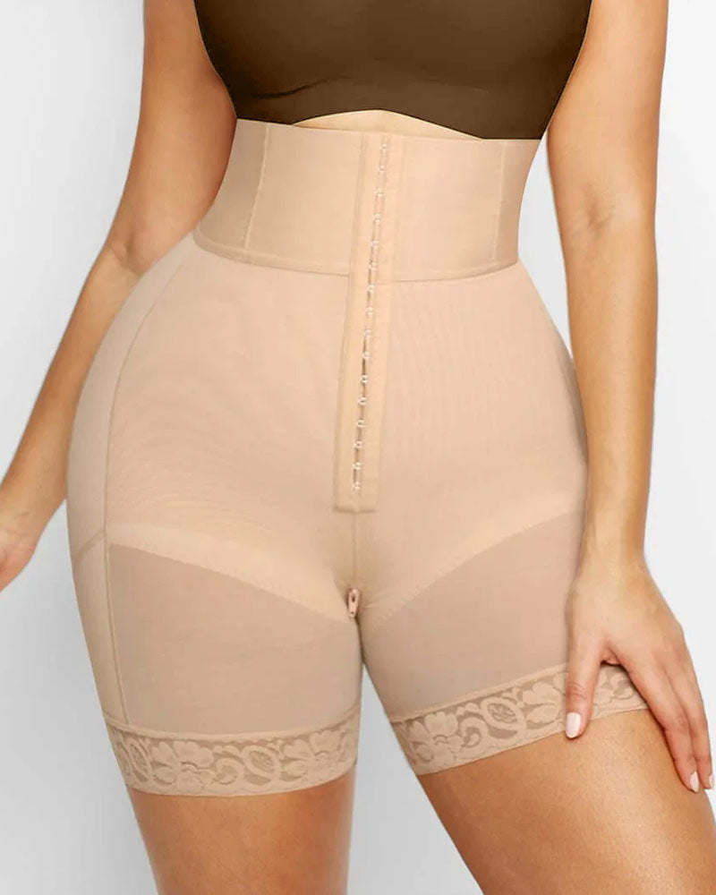 Boned High Waist Tummy Control Shorts