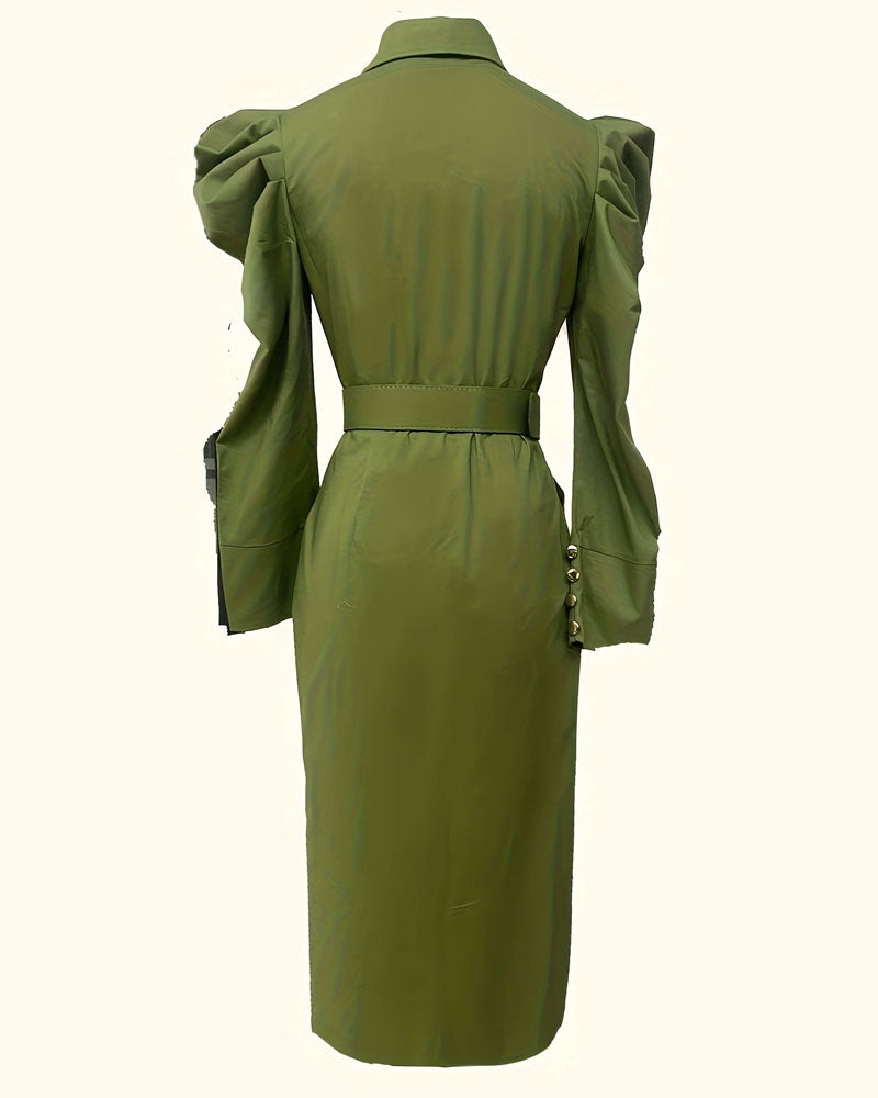 Bordeaux Cargo Dress