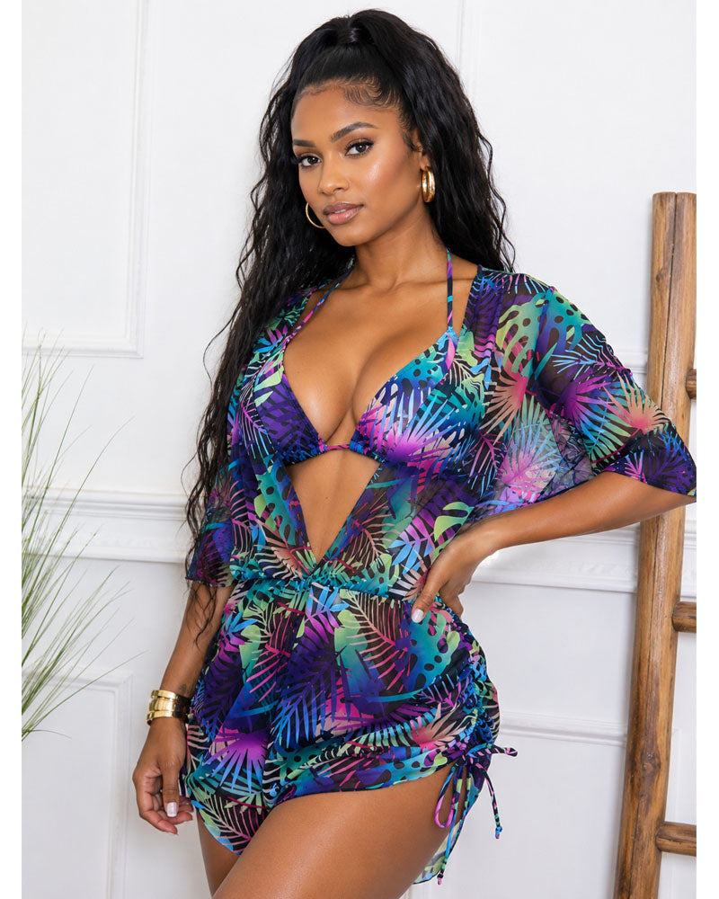 Botanical Tide Swimsuit Set