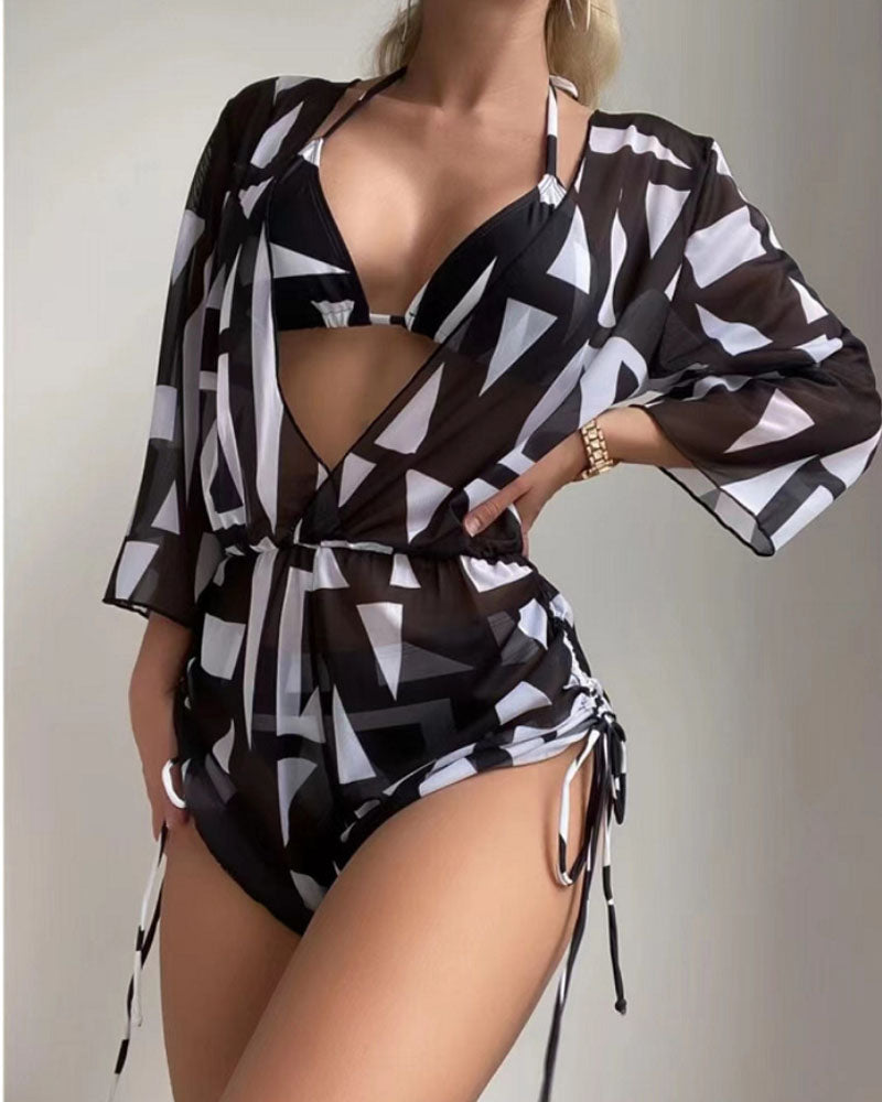 Botanical Tide Swimsuit Set