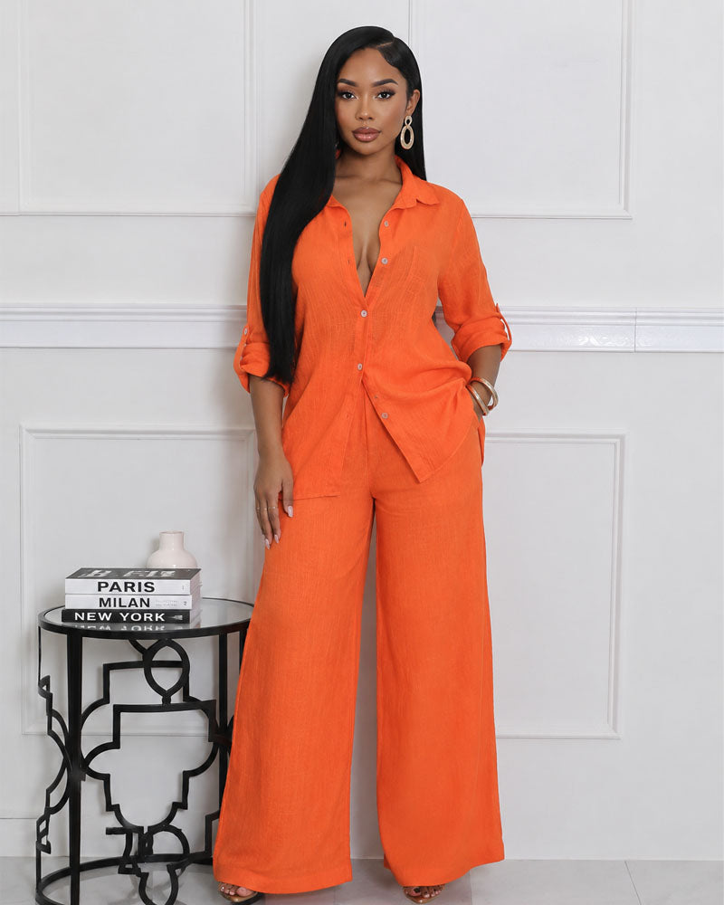 Brielle 2 Piece Linen Set