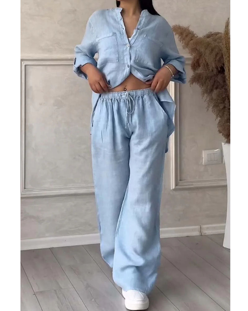 Brielle 2 Piece Linen Set