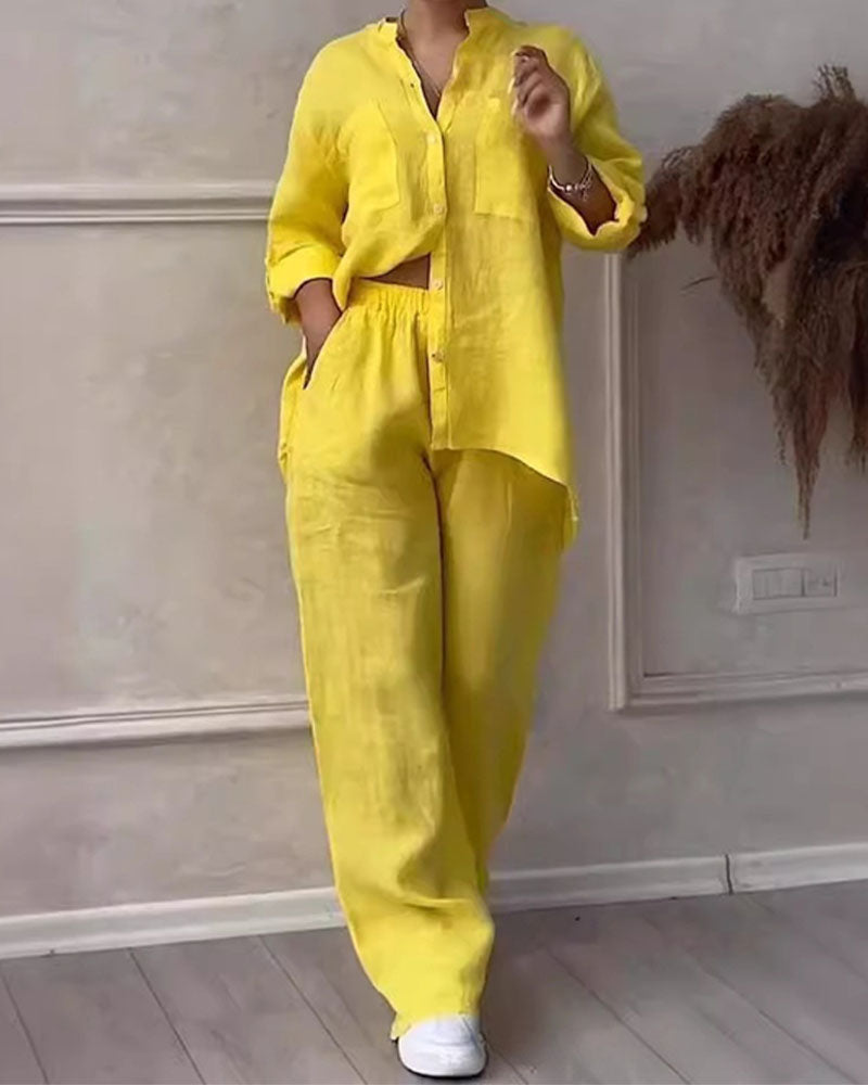Brielle 2 Piece Linen Set