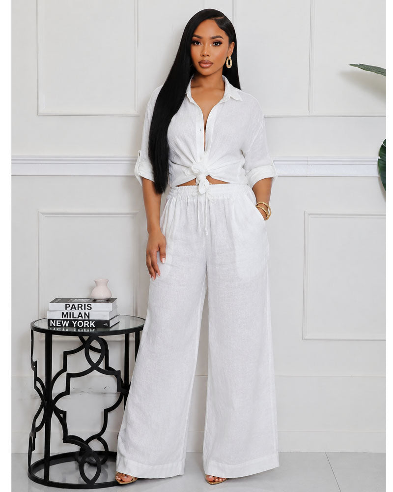 Brielle 2 Piece Linen Set