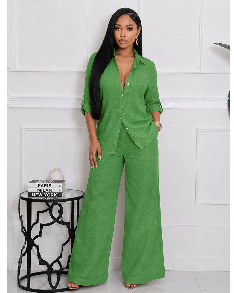 Brielle 2 Piece Linen Set