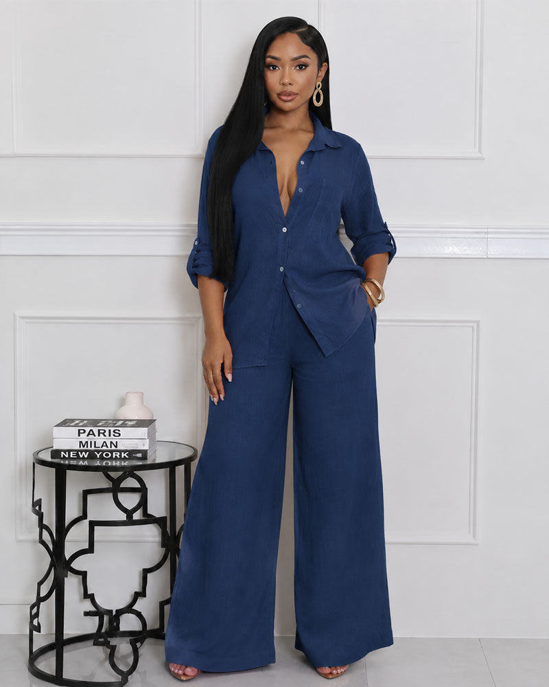 Brielle 2 Piece Linen Set