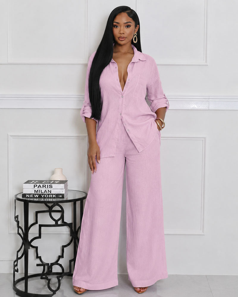 Brielle 2 Piece Linen Set