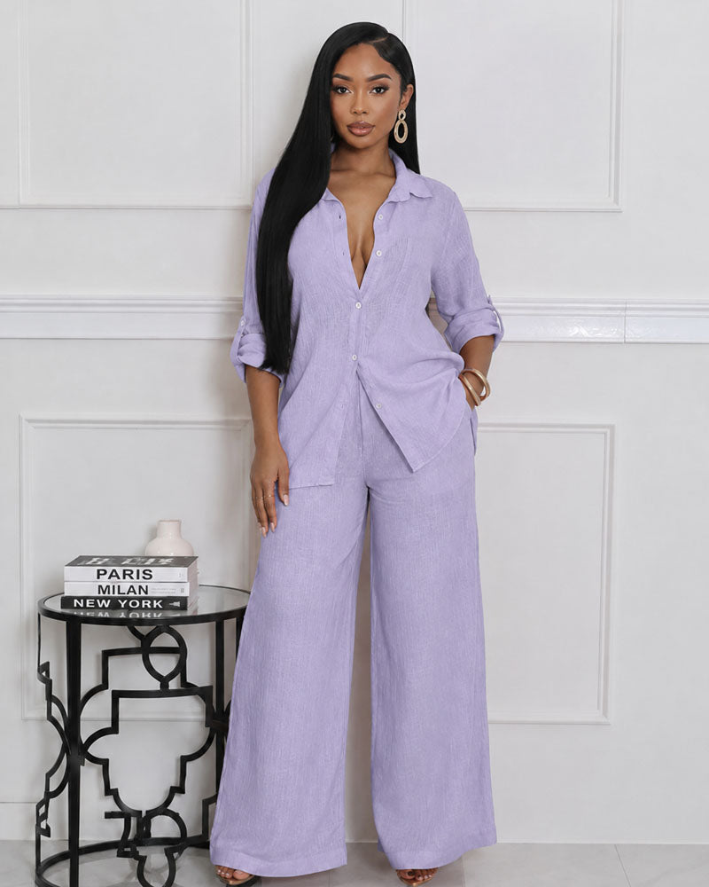 Brielle 2 Piece Linen Set