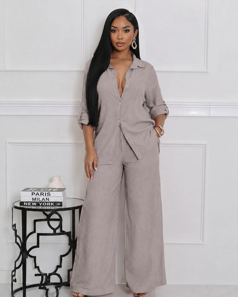 Brielle 2 Piece Linen Set
