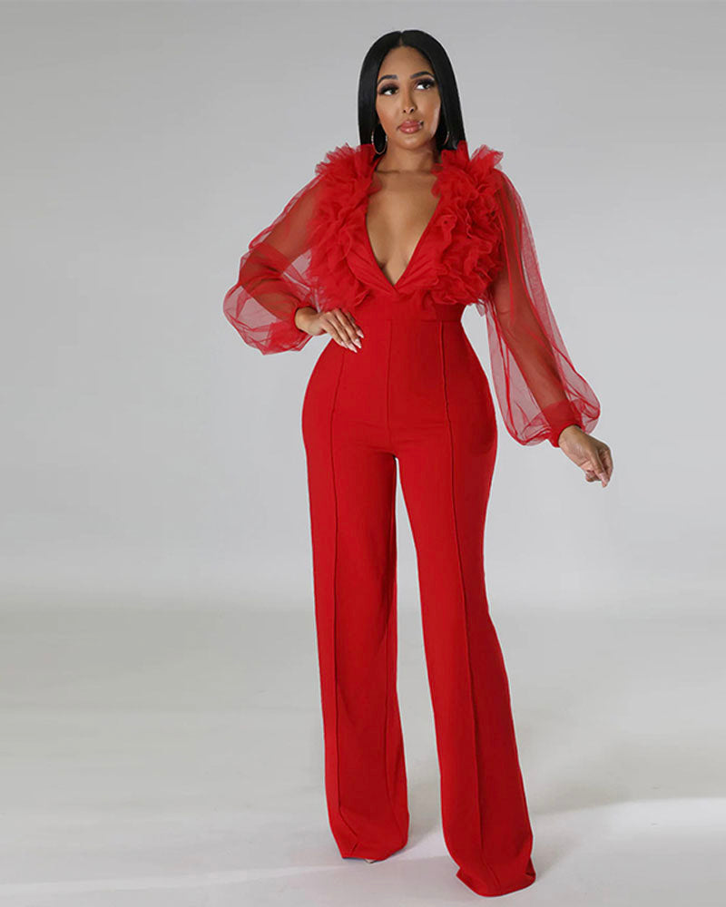 Feeling Like Royalty Jumpsuit (Priced at 25% OFF)