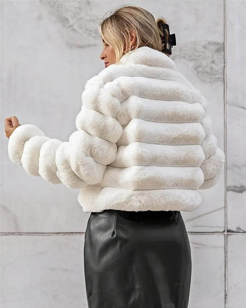 Bubble Faux Fur Coat