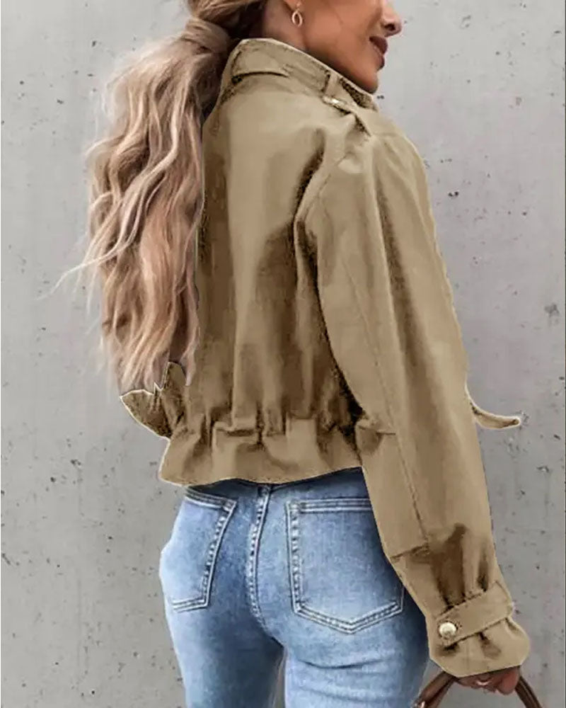 Buckle Crop Jacket