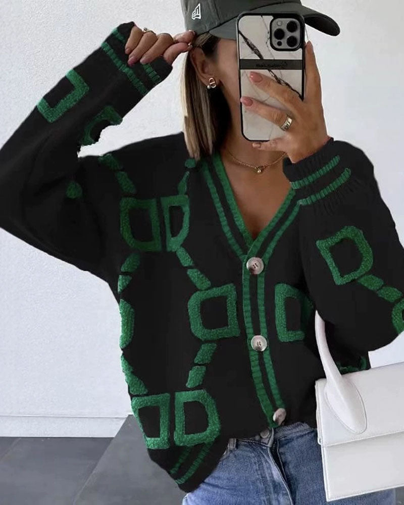 Button Up Cardigan Sweater