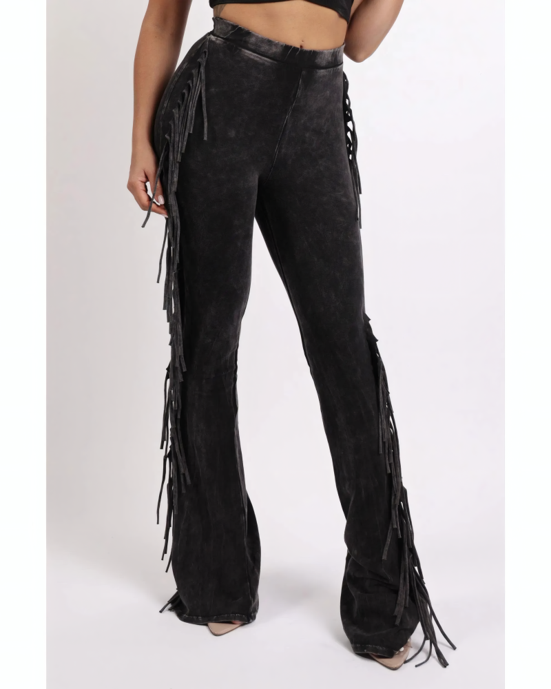 Good Times Fringed Flare Pant