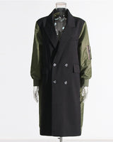 Chic Contras Trench Coat