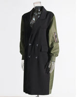 Chic Contras Trench Coat