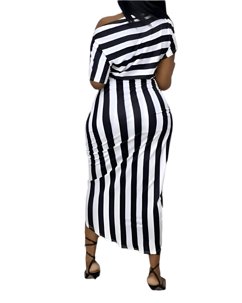 Catch A Break Asymmetrical Dress