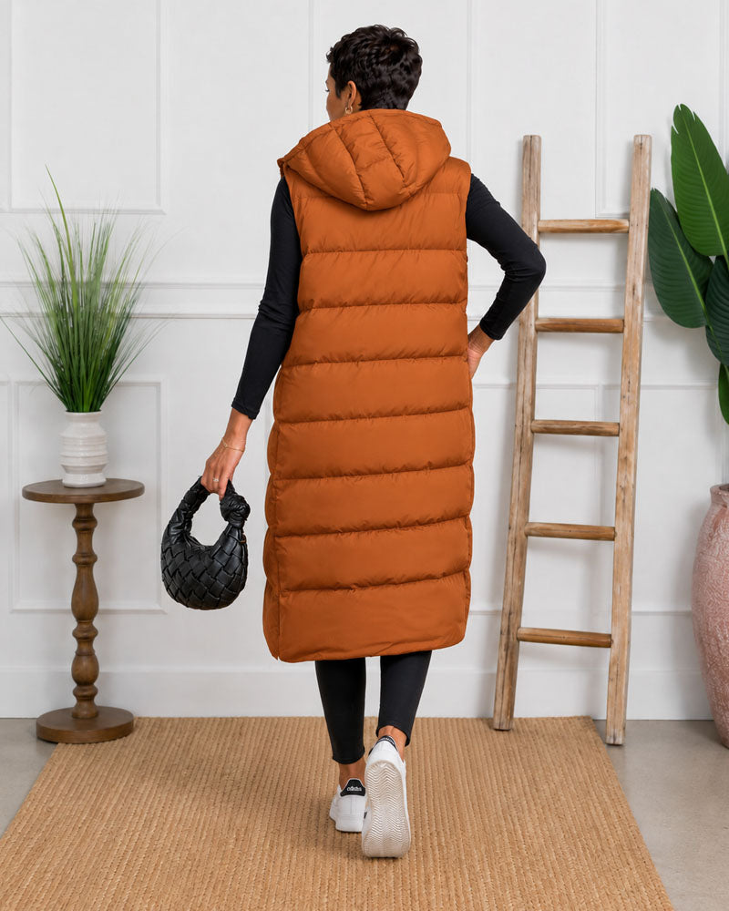 City Layer Longline Puffer Vest