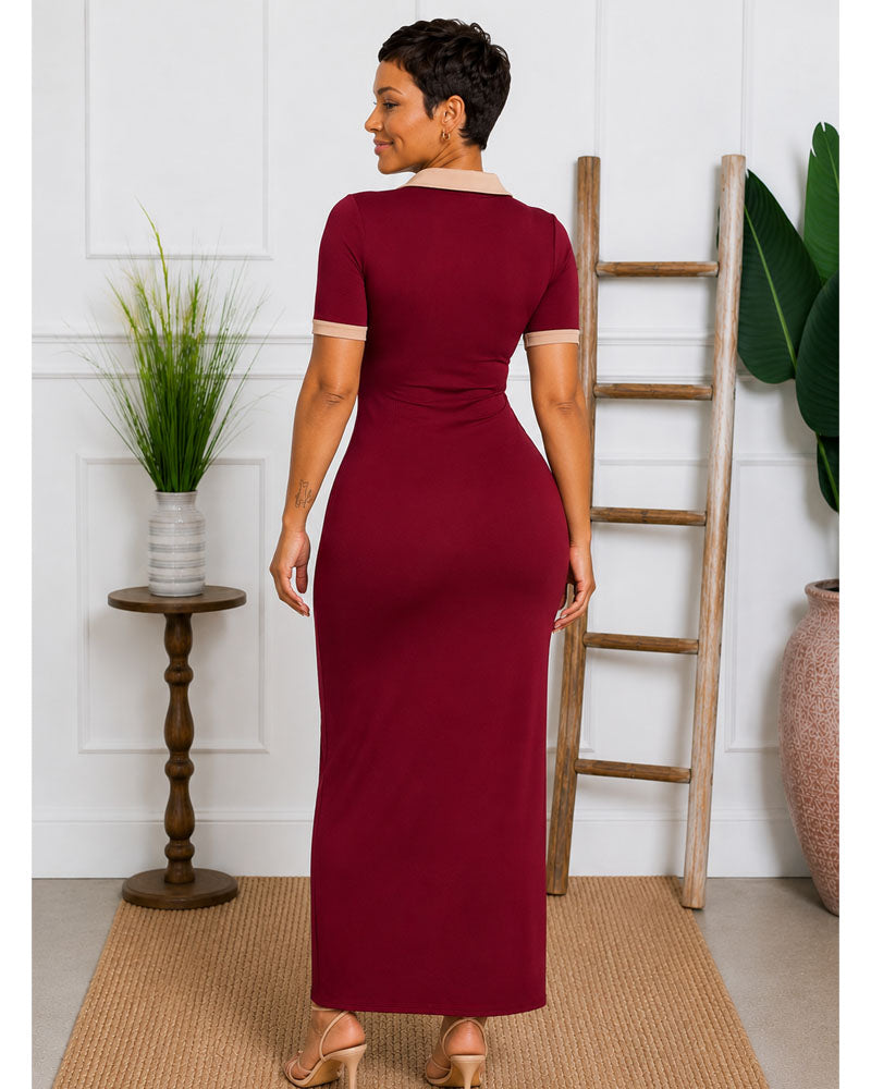 Club Hours Polo Maxi Dress