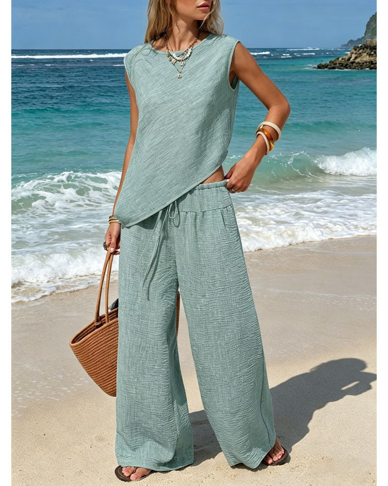Coastal Drift Pants Set