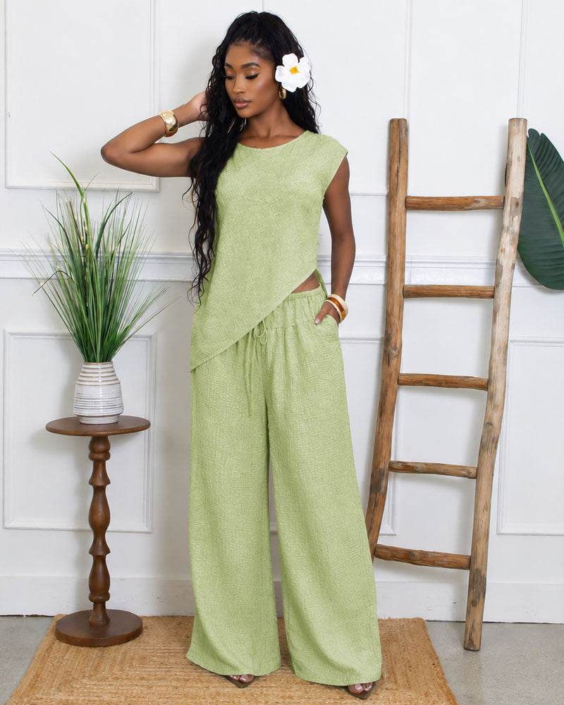 Coastal Drift Pants Set