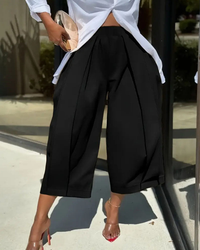 Cropped Capri Pants