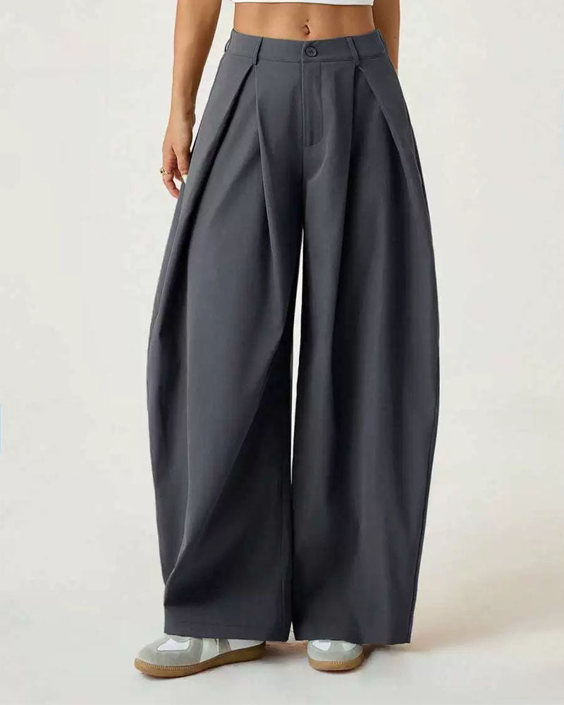 Curve Theory Pleated Barrel Pants