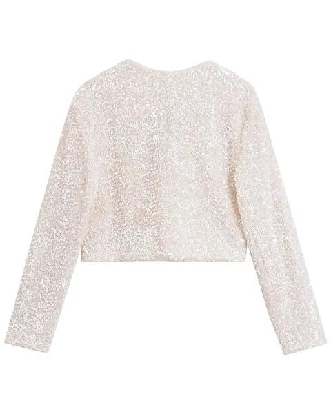 Bow Tie Sequin Jacket