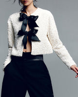 Bow Tie Sequin Jacket