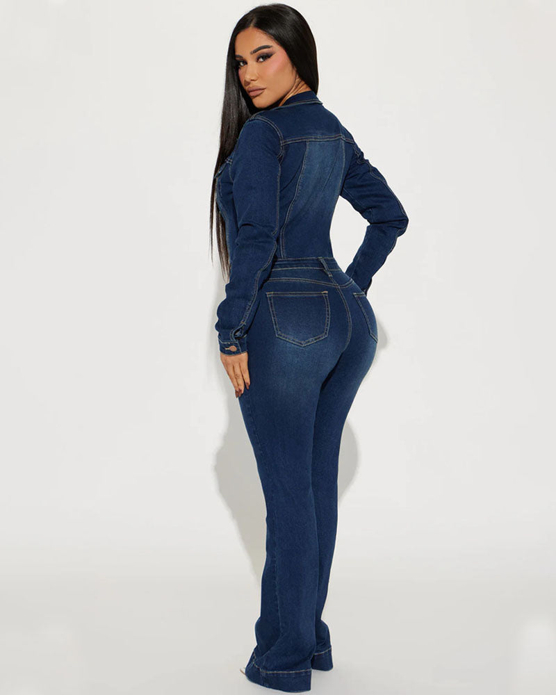 Day Dreaming Denim Jumpsuit