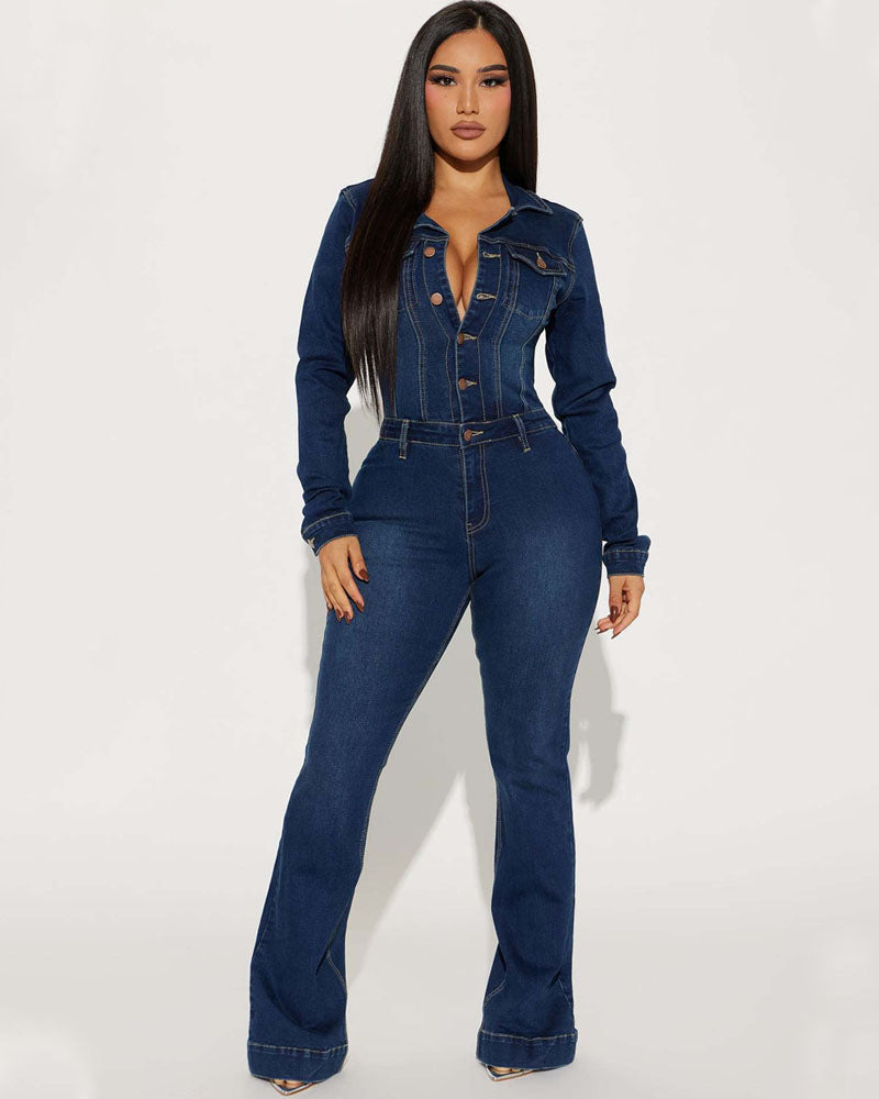 Day Dreaming Denim Jumpsuit