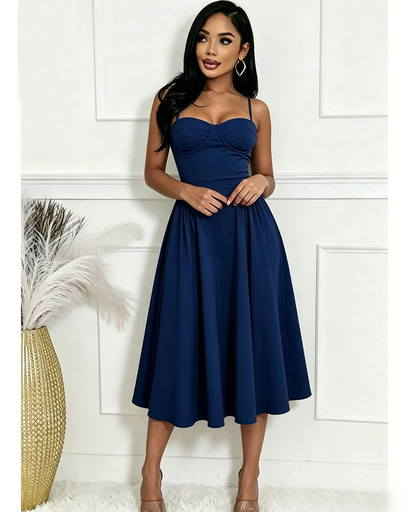 Daya Corset Midi Dress