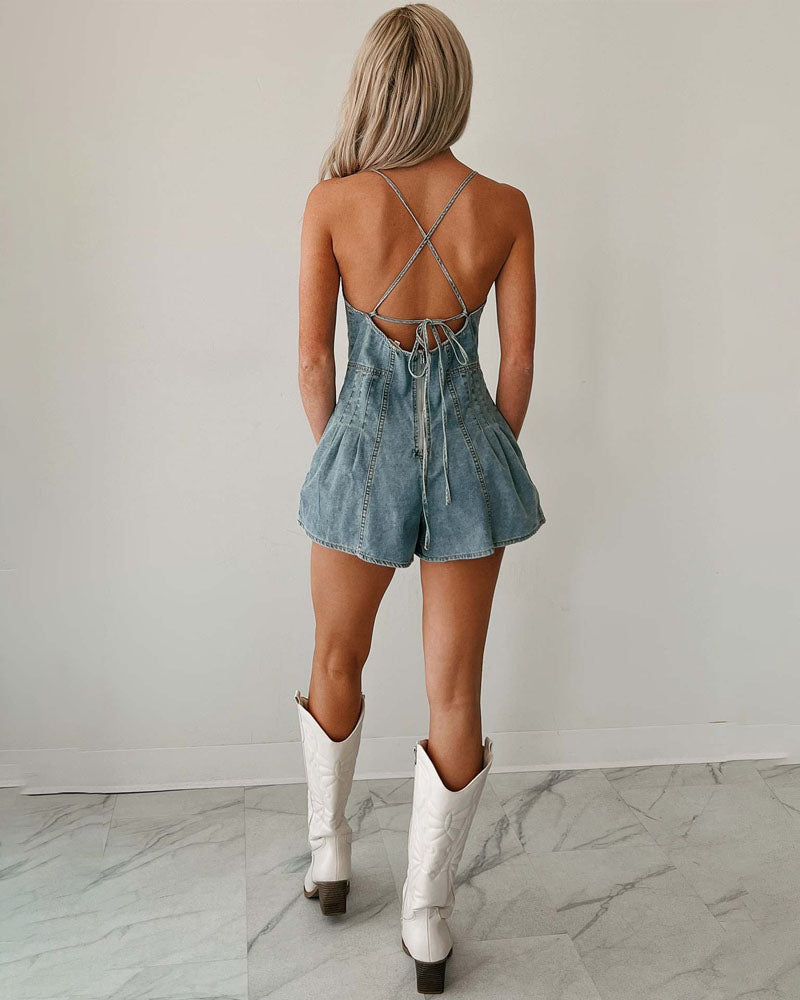 Denim Dreams Romper