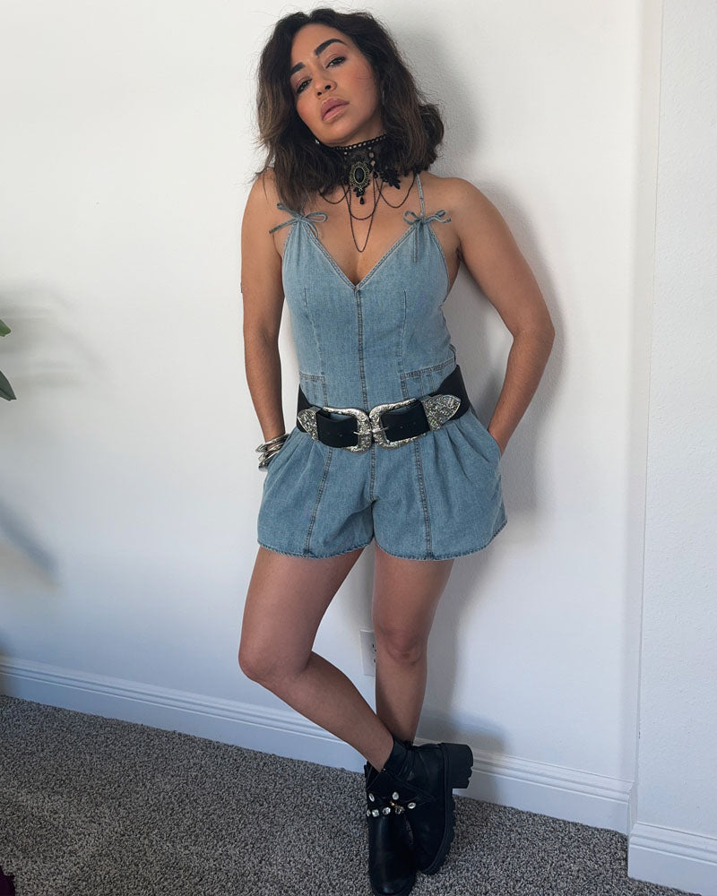 Denim Dreams Romper