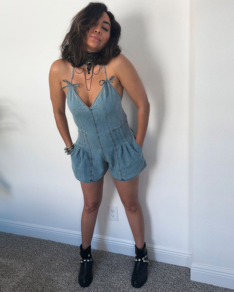 Denim Dreams Romper