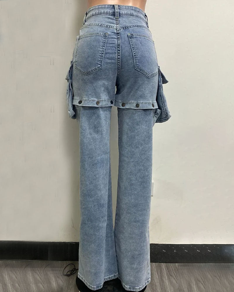 Detachable Denim Jeans