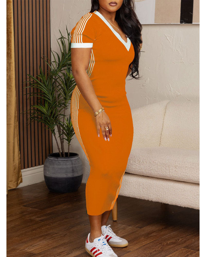 Dias Stripes Sporty Dress