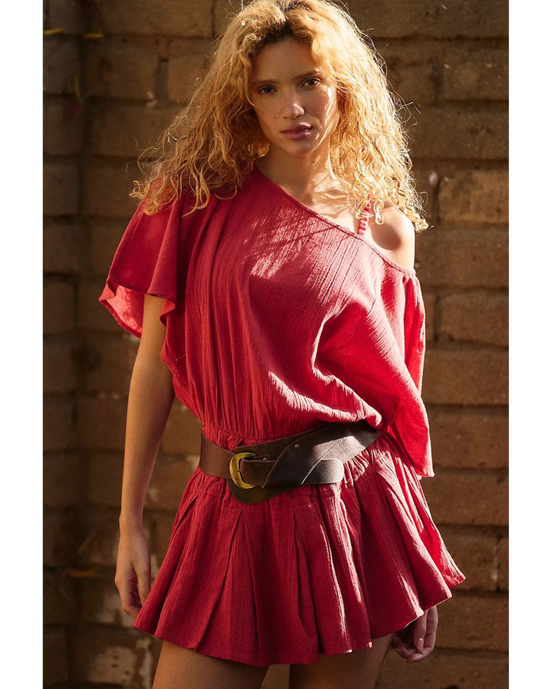 Easy Breeze Off-Shoulder Mini Dress