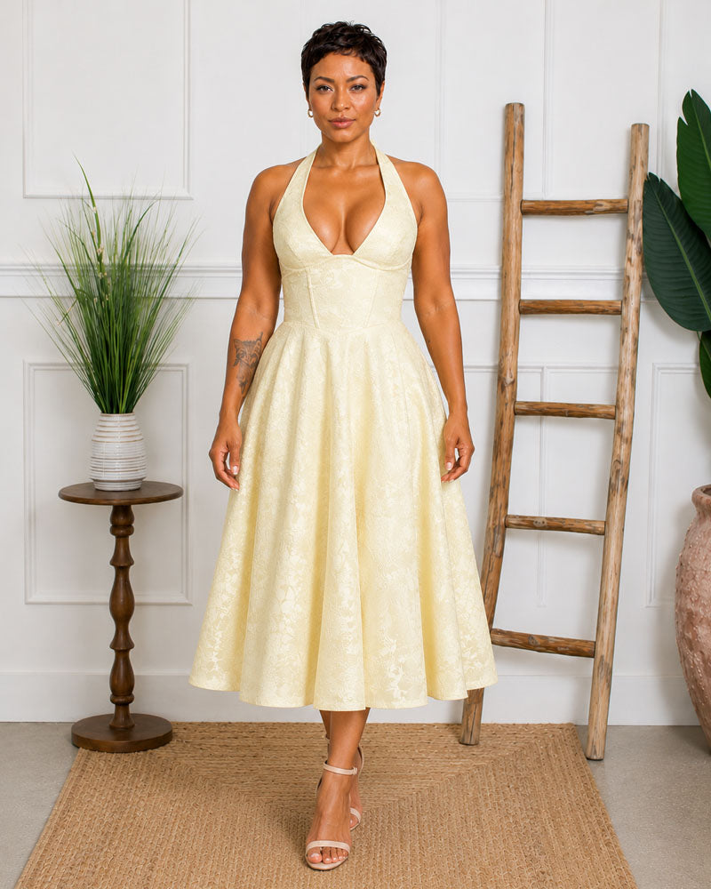 Effie Evening Midi Dress