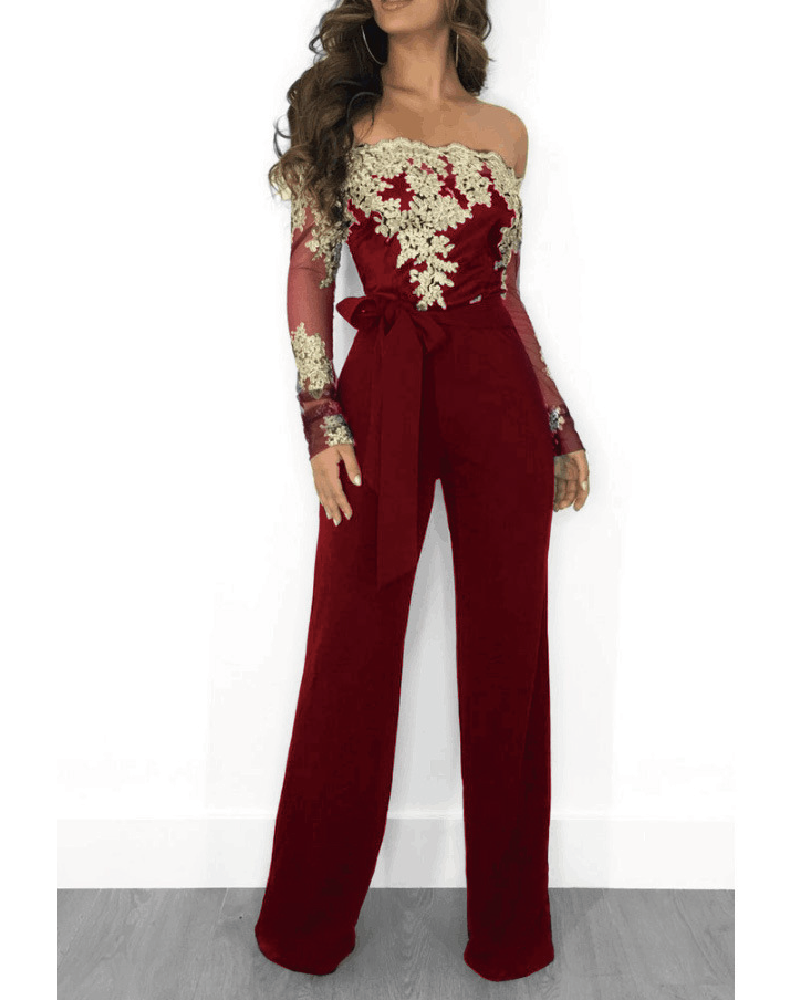 Elegant Lace Jumpsuit