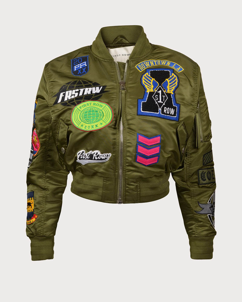 Embroidered Chill Bomber Jacket
