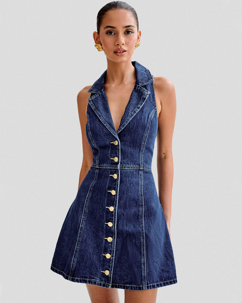 Eugenie Denim Mini Dress