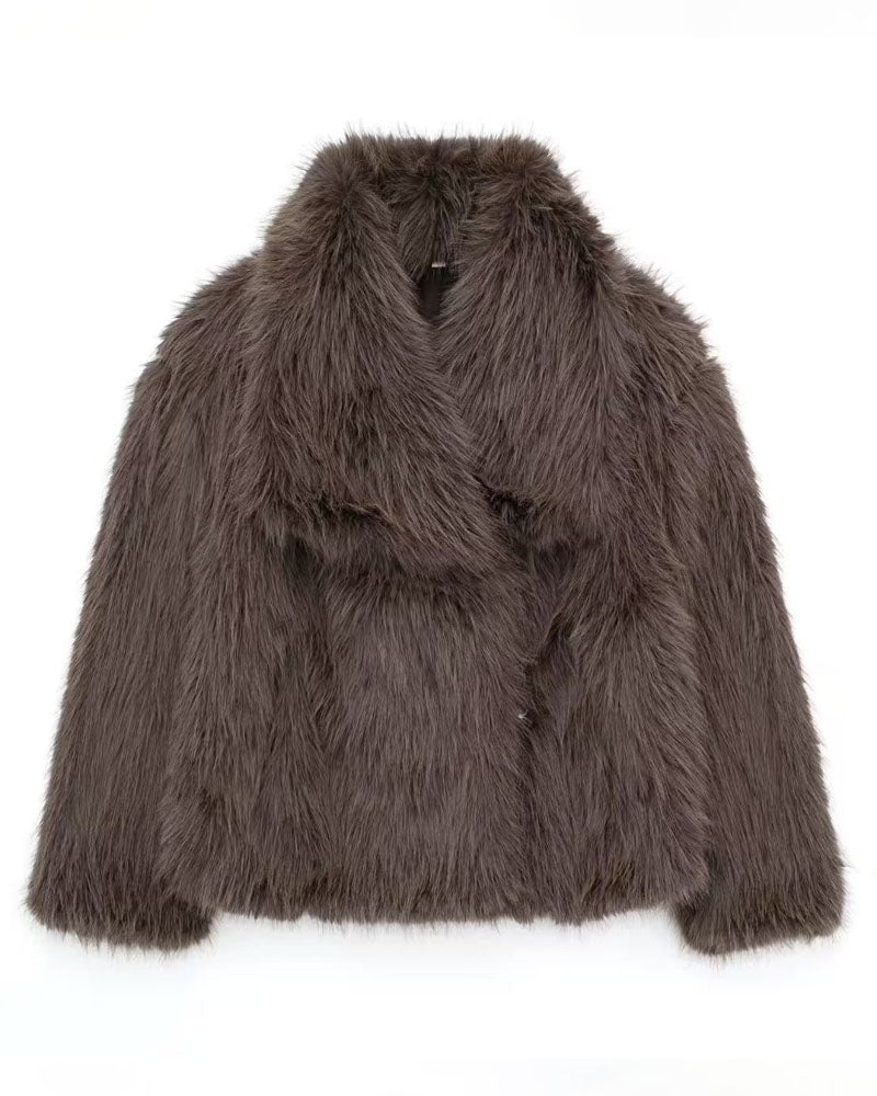FREYA  FAUX FUR JACKET