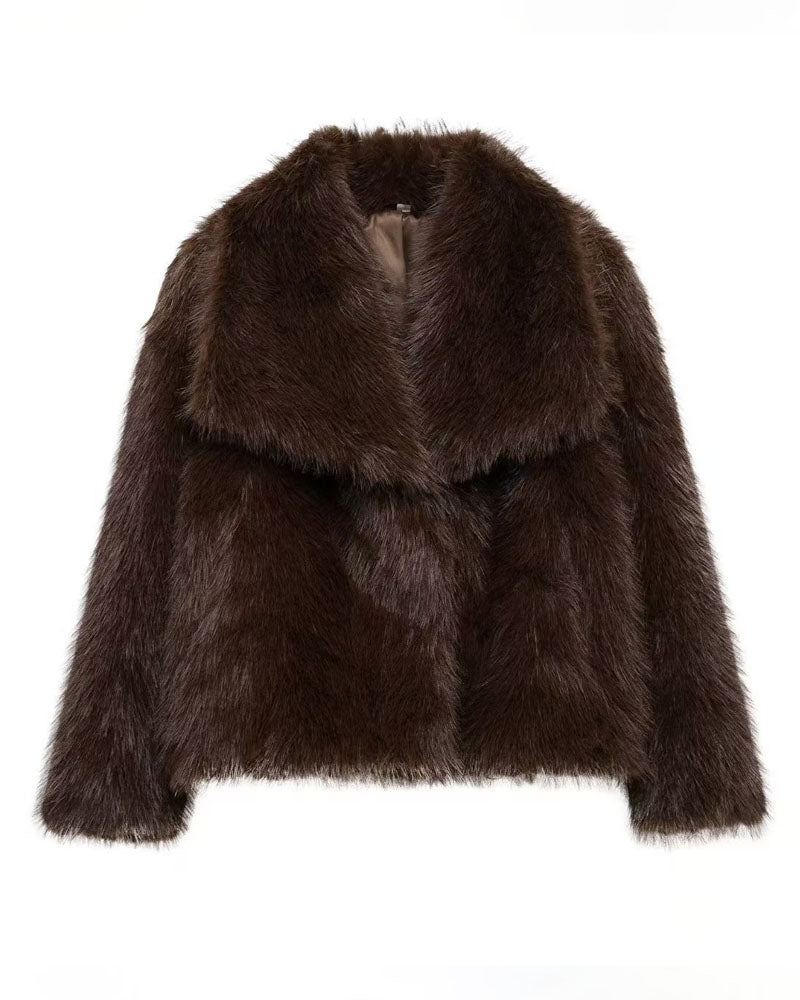 FREYA  FAUX FUR JACKET