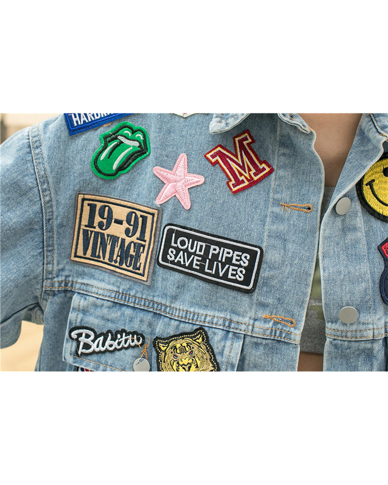 Girl Scout NO Cookies Denim Jacket