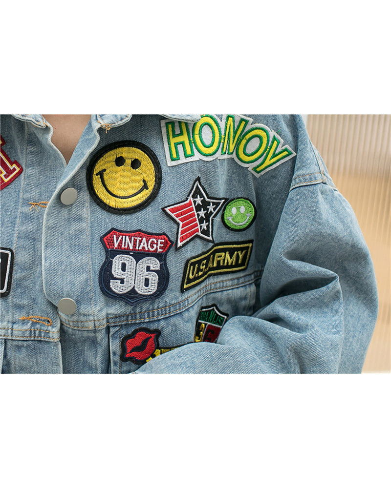 Girl Scout NO Cookies Denim Jacket