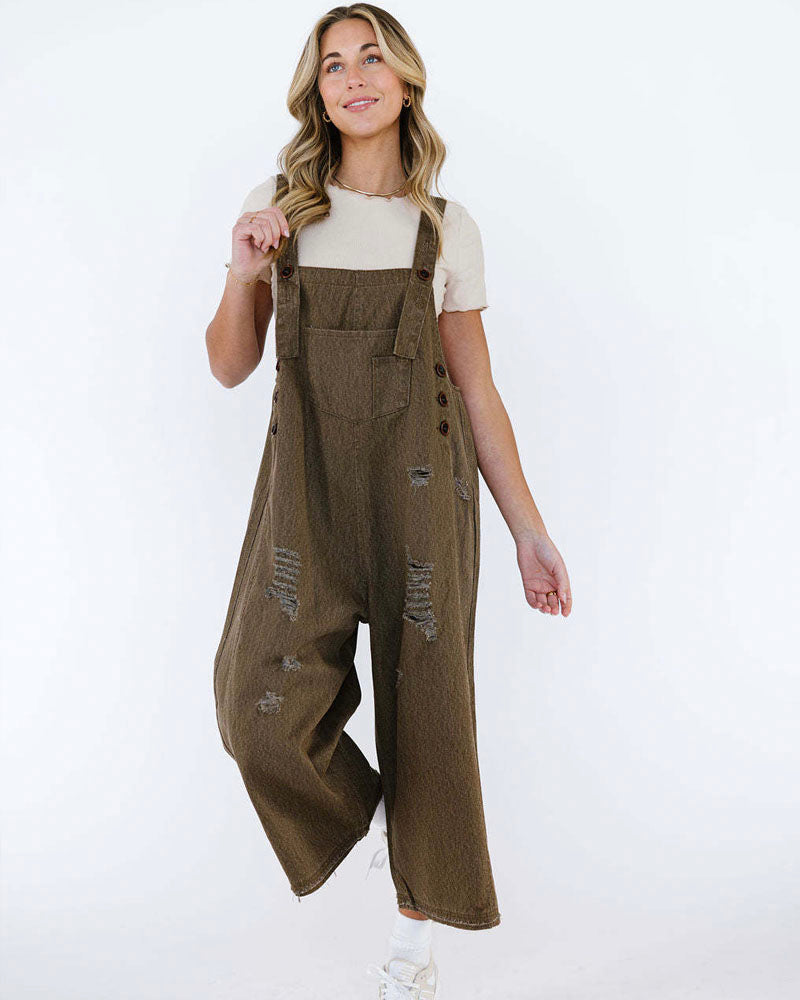 Frankie Denim Overalls