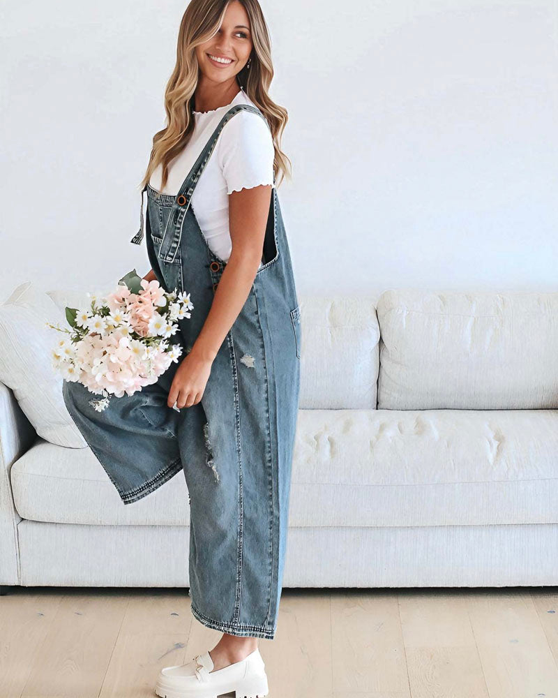 Frankie Denim Overalls