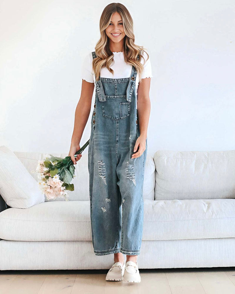 Frankie Denim Overalls