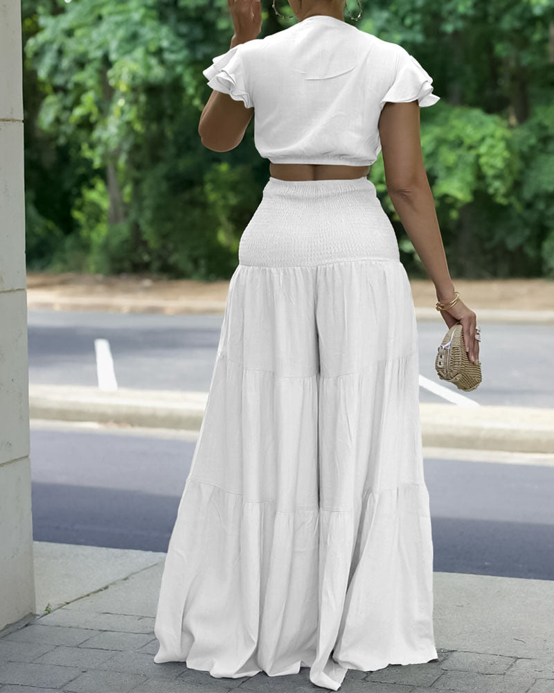 Free Feels Linen Pants Set